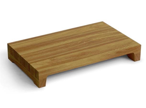 Buffetblokk M 530x325x80mm Eik Heltre - Næringsmiddelgodkjent